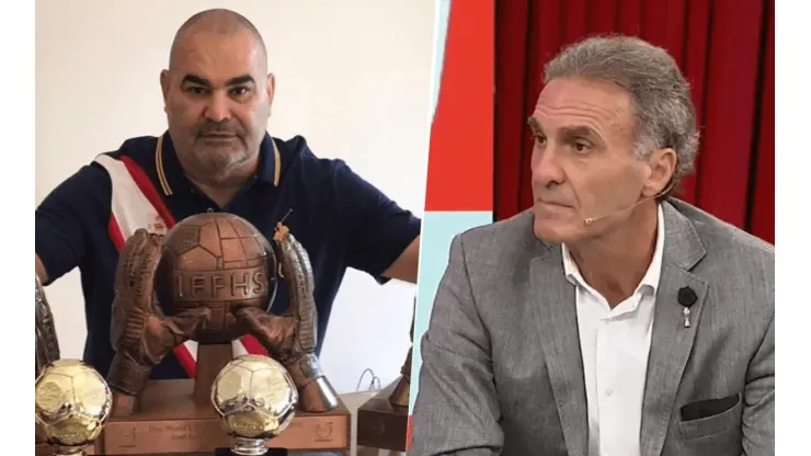 Chilavert le cortó el rostro a Ruggeri: "No estoy para perder el tiempo con estupideces"