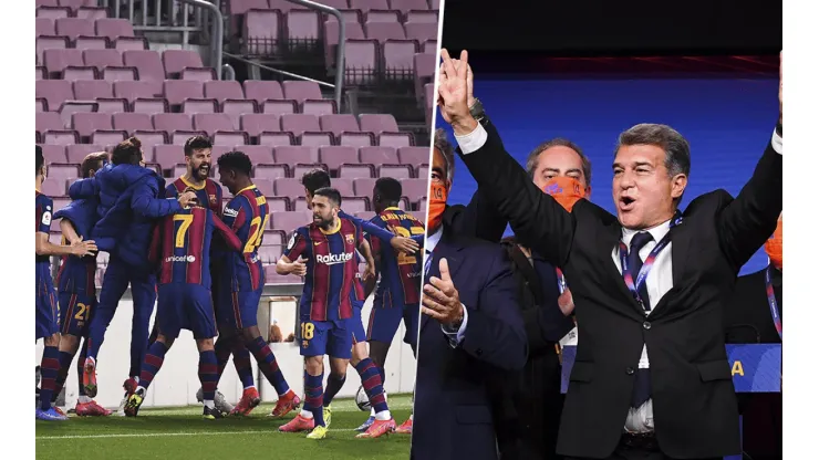 Laporta arrancó con todo: tenía todo arreglado con el Real Madrid, pero ahora lo quiere el Barcelona