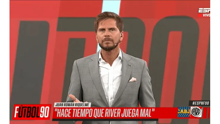 Vignolo: "A River lo veo jugar bien hasta cuando todos dicen que juega mal"