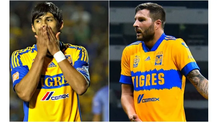 Alan Pulido y André-Pierre Gignac
