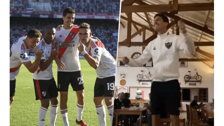 Video: Nacho Fernández bailó y cantó "Nachoman" en Mineiro