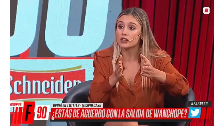 Morena Beltrán sobre la salida de un jugador de Boca: "Echás al más fácil"