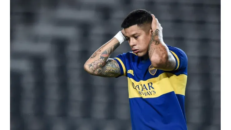 Marcos Rojo llevó tranquilidad tras ser reemplazado por una lesión