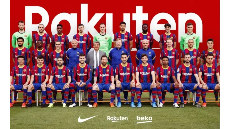 Barcelona subió la foto oficial del plantel y todos están hablando de Coutinho