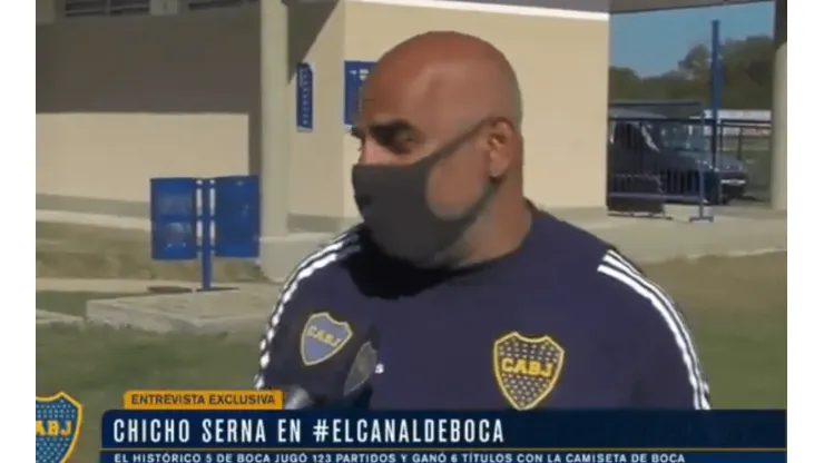 A Chicho Serna le preguntaron por su rol en Boca: "Ni yo sé cuáles son mis funciones"