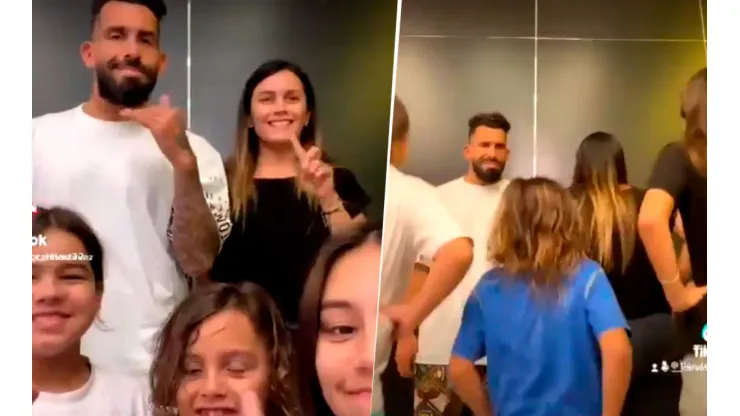 El video de Carlos Tevez bailando con su familia que ya es viral