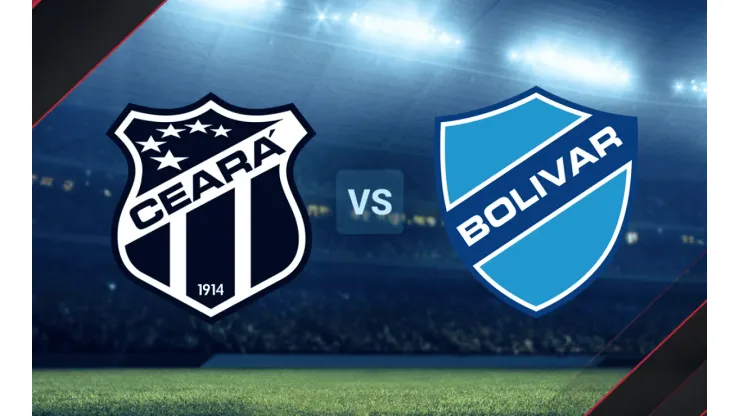 Ceará vs. Bolívar por la Copa Sudamericana.
