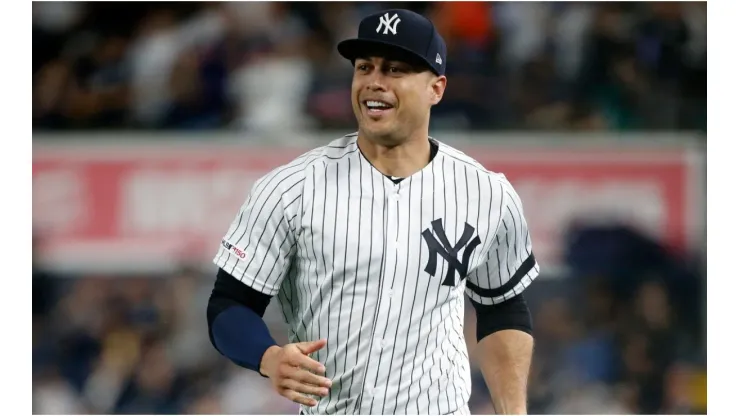 Giancarlo Stanton está listo para la acción (Getty Images)
