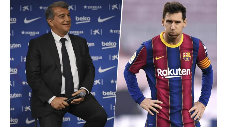 Laporta y la renovación de Messi: "Espero que sus ganas de quedarse sean determinantes"