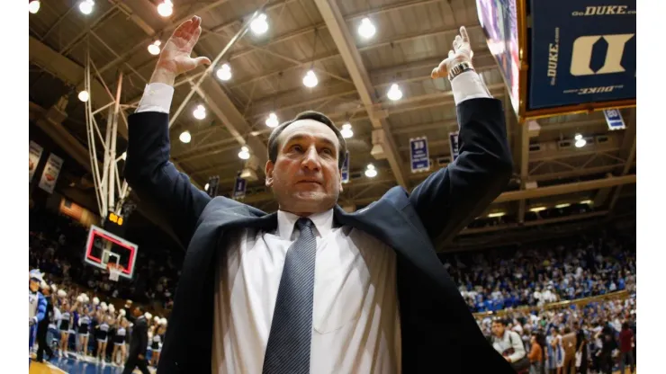 Coach K, victorioso. (Foto: Getty)
