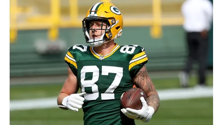 Jace Sternberger tampoco recibirá su sueldo por lo que dure la sanción (Getty Images)
