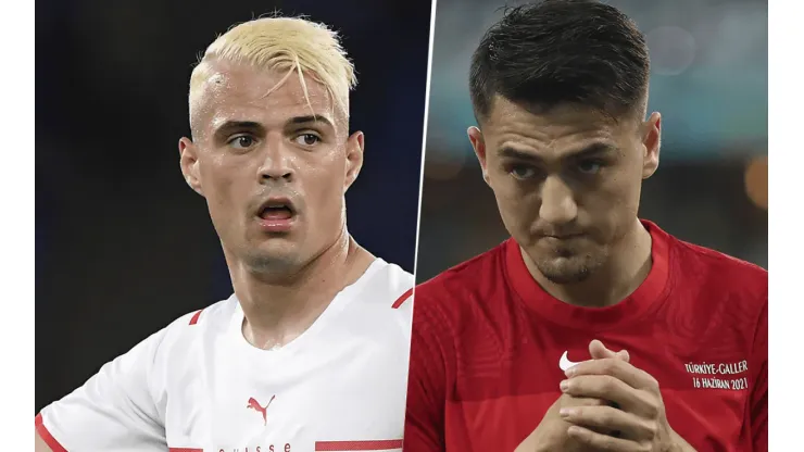 Suiza vs. Turquía por la Eurocopa (Foto: Getty Images).
