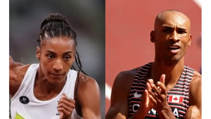 Naffisatou Thiam y Damian Warner, los campeónes de heptatlón y decatlón de Tokio 2020.
