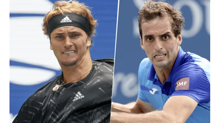 Alexander Zverev vs. Albert Ramos-Vinolas por el US Open (Foto: Getty Images).
