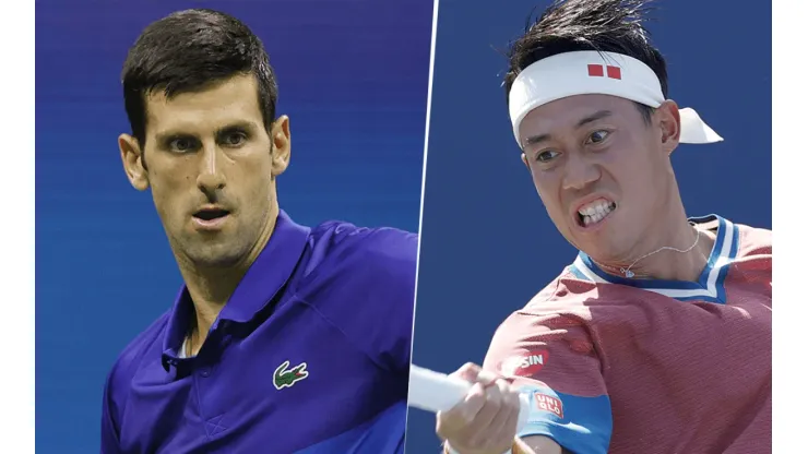 Novak Djokovic vs. Kei Nishikori por el US Open (Foto: Getty Images).
