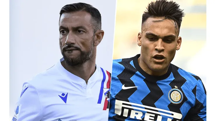 Sampdoria vs. Inter por la Serie A (Foto: Getty Images).
