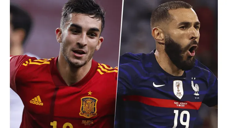 España vs. Francia por la UEFA Nations League (Foto: Getty Images).
