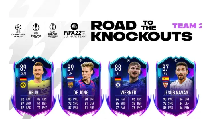 FIFA 22: revelado el Equipo 2 de Road to the Knockouts