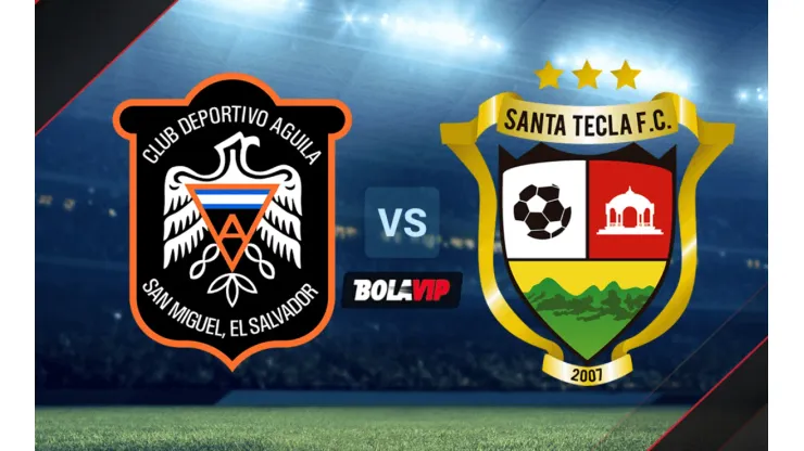 Águila vs. Santa Tecla por la Liga Mayor de El Salvador.
