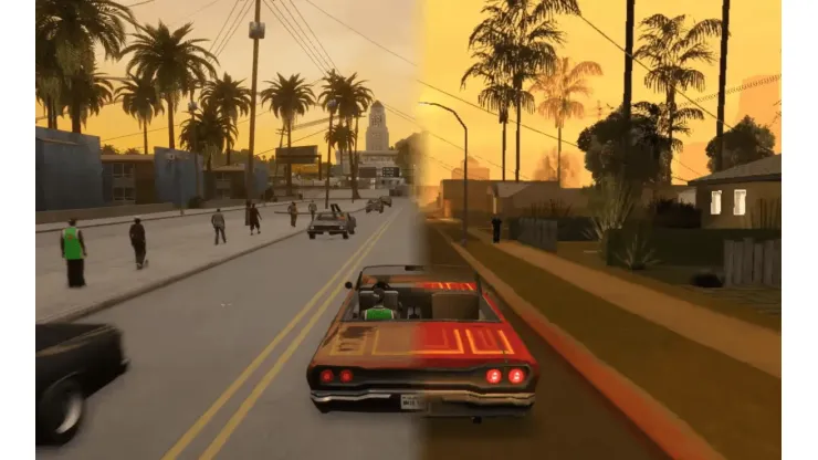 GTA Trilogy: comparación oficial entre los originales y los remasterizados