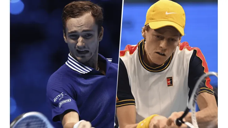 Daniil Medvedev vs. Jannik Sinner por el ATP Finals.
