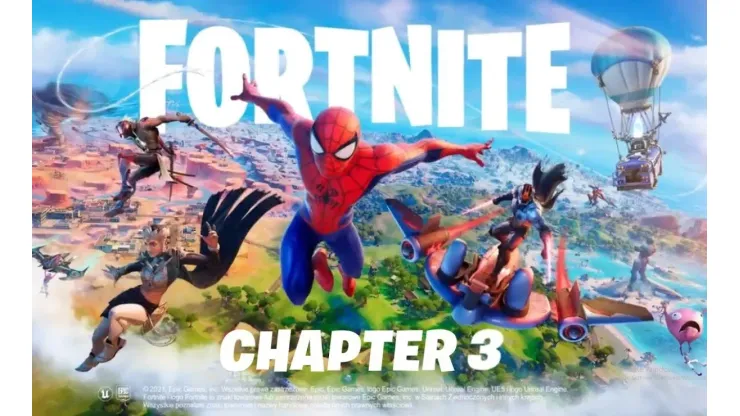 Fortnite: se filtra el tráiler y las skins del Capítulo 3 Temporada 1, incluyendo Spider-Man