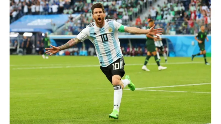 Argentina vs. Nigeria en la última Copa del Mundo (Getty images).
