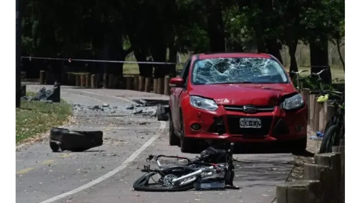 Chocó a un grupo de deportistas, mató a una ciclista y huyó