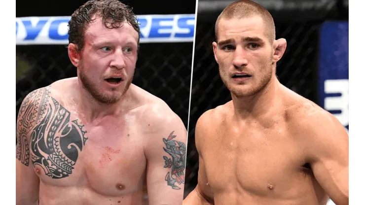 Jack Hermansson vs. Sean Strickland por el UFC Vegas 47 (Foto: Getty Images).
