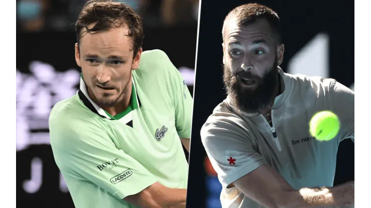 Daniil Medvedev vs. Benoit Paire por el ATP de Acapulco (Foto: Getty Images).
