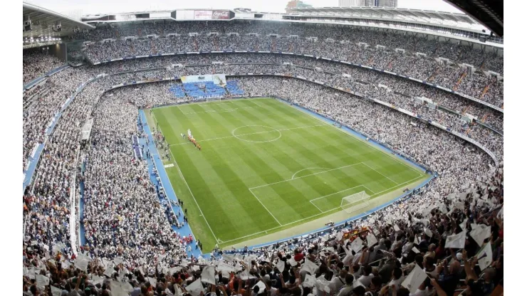 Estadio Santiago Bernabéu.
