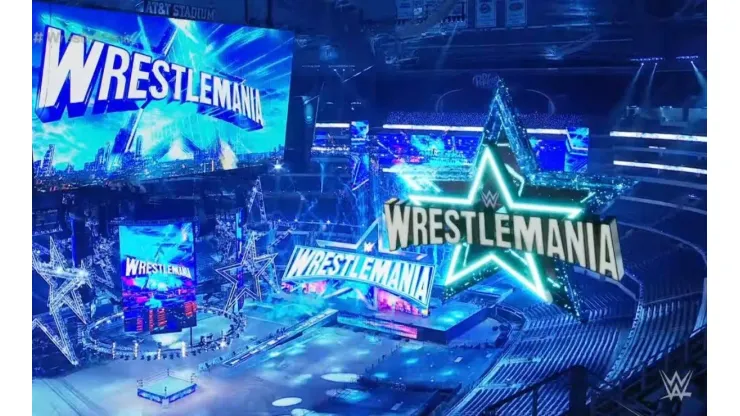 A falta de todo el público, así se verá Wrestlemania 38 en el AT&T Stadium de Arlington, Texas (Foto: Getty Images).
