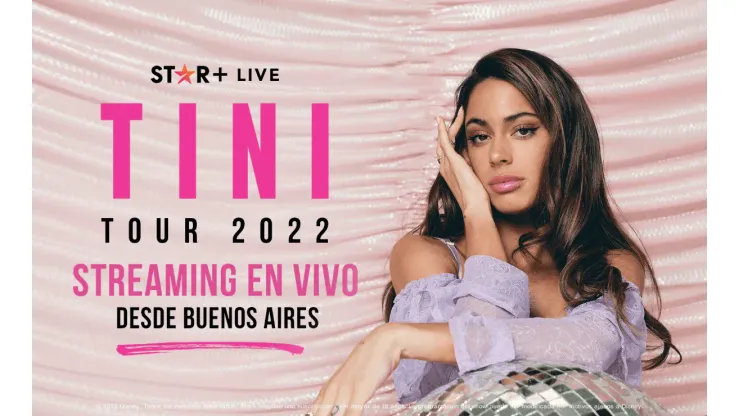 Tini estará brindando un show por Star+.
