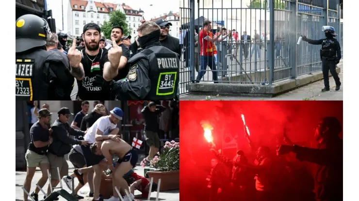 Algunos de los últimos eventos de violencia en el fútbol europeo.
