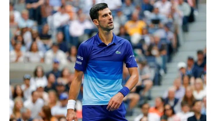 Novak Djokovic en el US Open.
