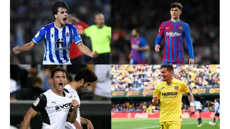 Algunas de las mayores promesas de LaLiga.
