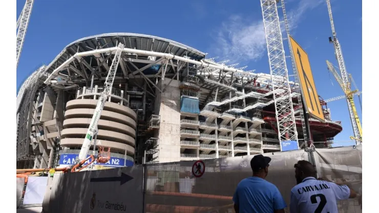 Estadio Santiago Bernabéu.
