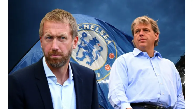 Graham Potter y Todd Boehly en Chelsea.
