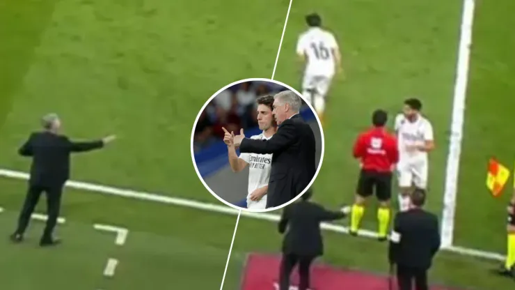 Carlo Ancelotti hizo un cambio en el Real Madrid vs. Getafe que dio que hablar.
