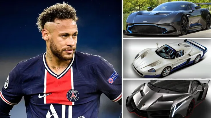 ¡ÉPICOS! Los 3 superdeportivos más costosos de la colección de Neymar