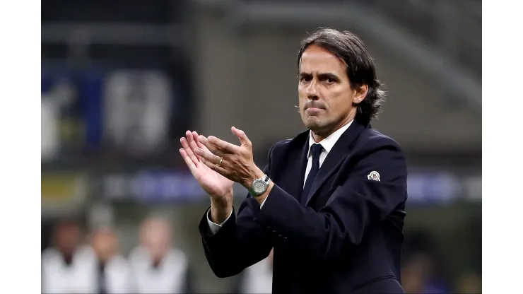 Simone Inzaghi, el entrenador finalista de Champions League con Inter.
