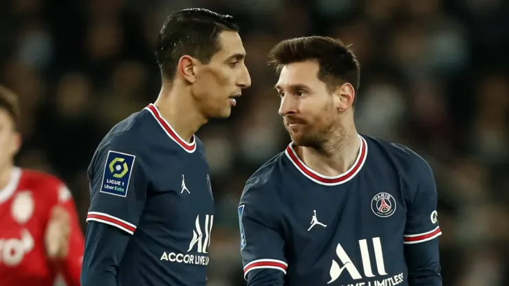 Messi y Di María, campeones argentinos con PSG.
