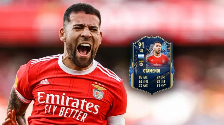 FIFA 23: Otamendi recibe su carta de TOTS en su despedida del Benfica