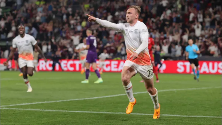 Jarrod Bowen logró marcar el gol del triunfo sobre el final del encuentro. 
