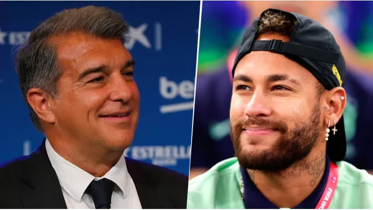 Neymar estaría manteniendo conversaciones con Joan Laporta para poner en marcha su regreso al Fútbol Club Barcelona. Getty Images
