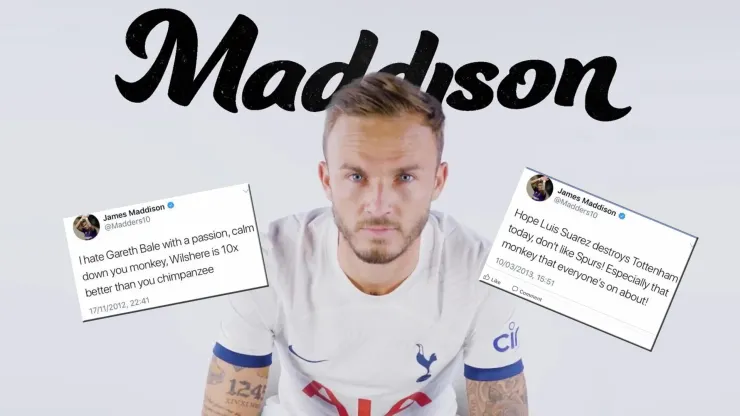 Los tuits de James Maddison contra el Tottenham
