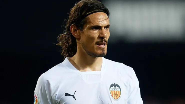 Edinson Cavani quiere seguir en Valencia.
