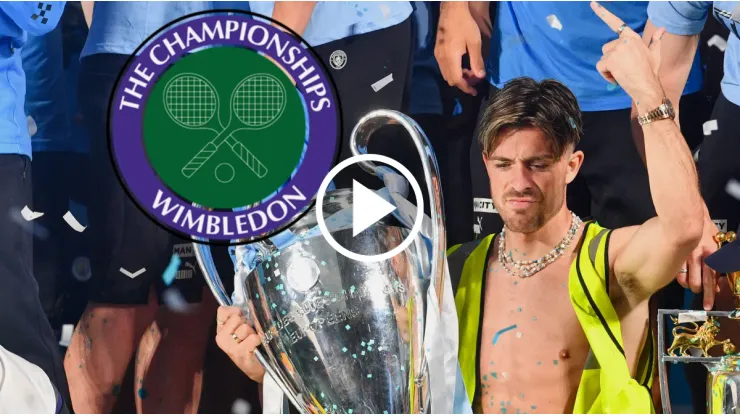 Metió un batacazo en Wimbledon y festejó imitando a Grealish