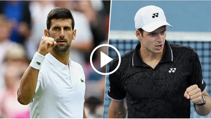 Djokovic vs. Hurkacz por octavos de Wimbledon 2023.
