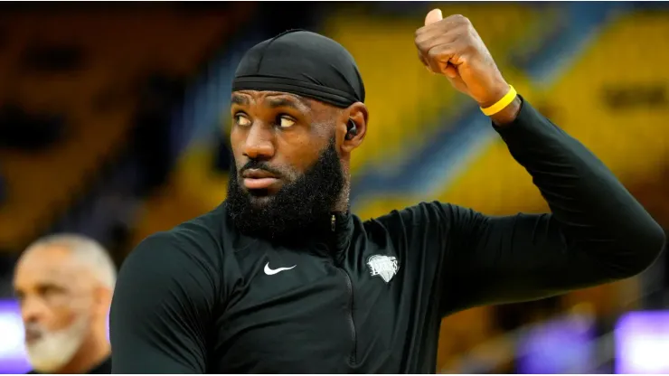 LeBron James, estrella de la NBA.
